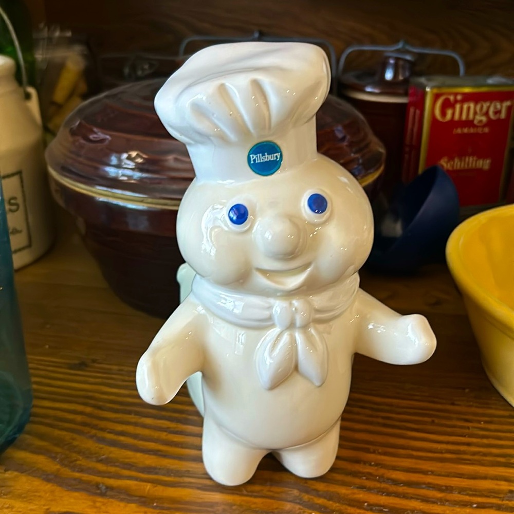 Pillsbury Doughboy Vintage 1988  Scouring Pad Holder, Planter